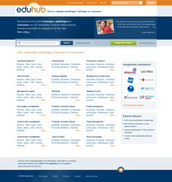 Eduhub concept Homepage